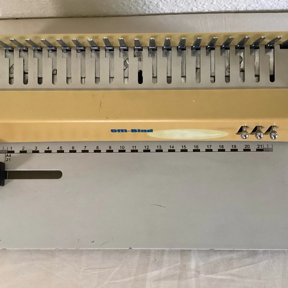 Offi-Bind Comb Punch and Binder Used Working